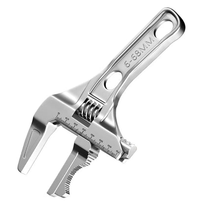Multi‑Function Adjustable Aluminium Alloy Wrench 8-70mm curved-toothed-1 by HitMyNeed