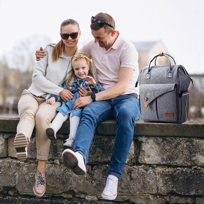 Multi-Function Diaper Bag Backpack with Changing Pad by HitMyNeed