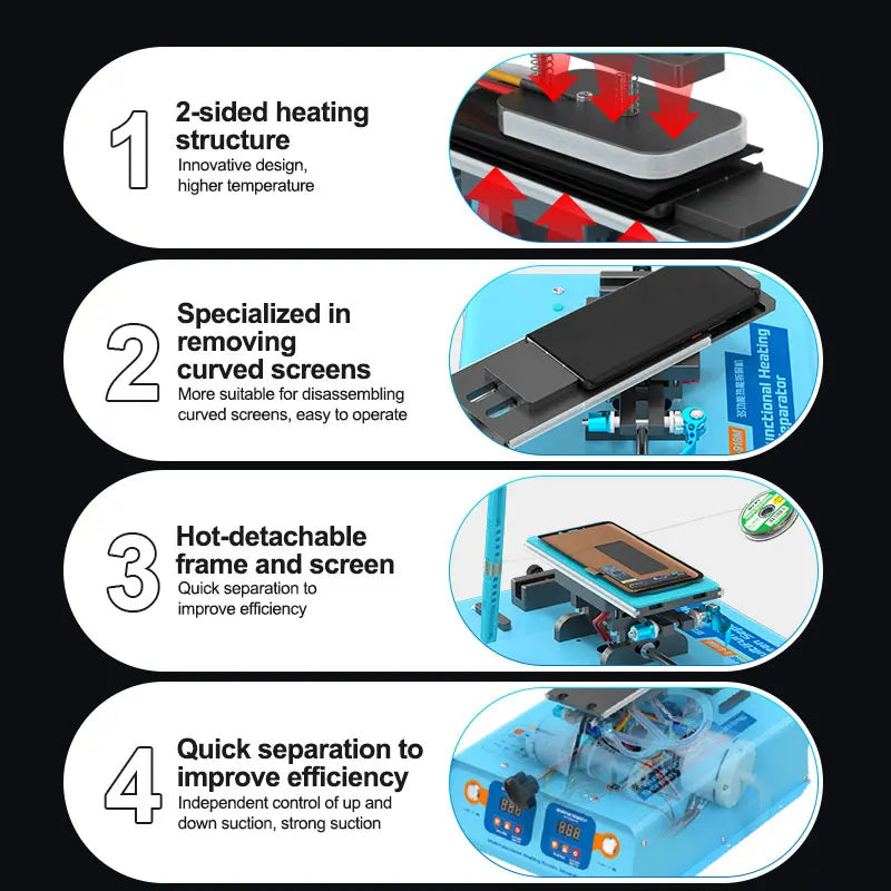 Multi-Function Mobile Phone LCD Separator Machine by HitMyNeed