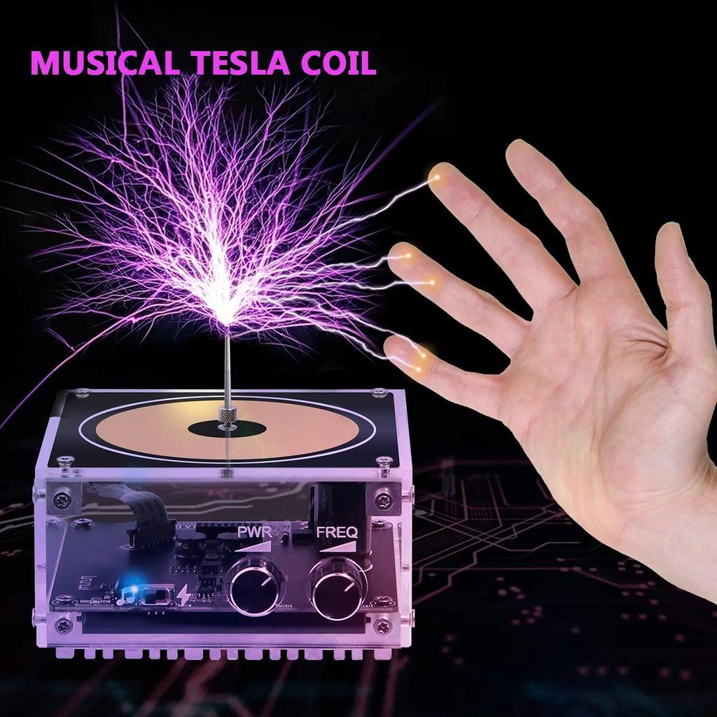 Multi-Function Tesla Coil Music Speaker & Lab Demo by HitMyNeed