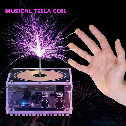 Multi-Function Tesla Coil Music Speaker & Lab Demo by HitMyNeed
