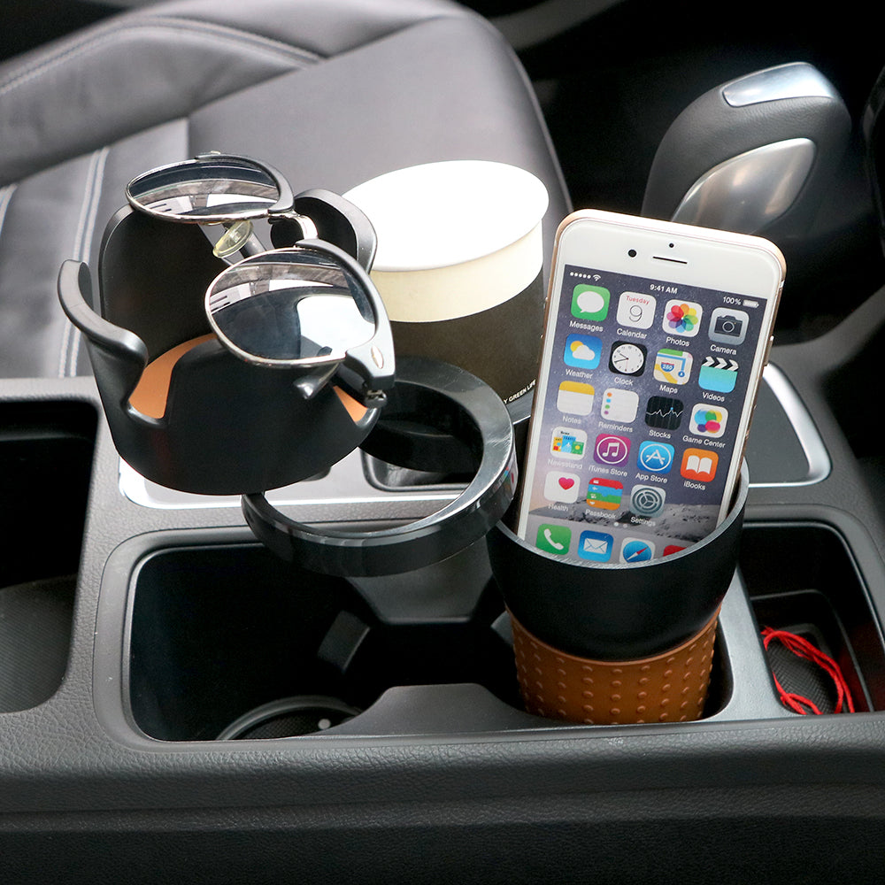 Multi-Functional Car Cup Holder and Console Organizer by HitMyNeed
