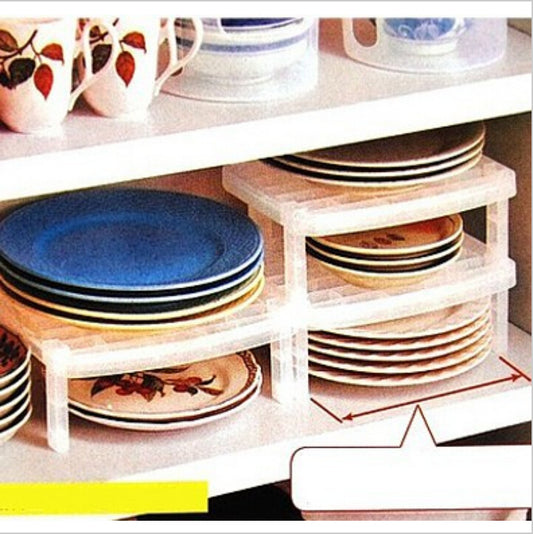 Multi Functional Overlapping Plate Rack Set of 2 by HitMyNeed