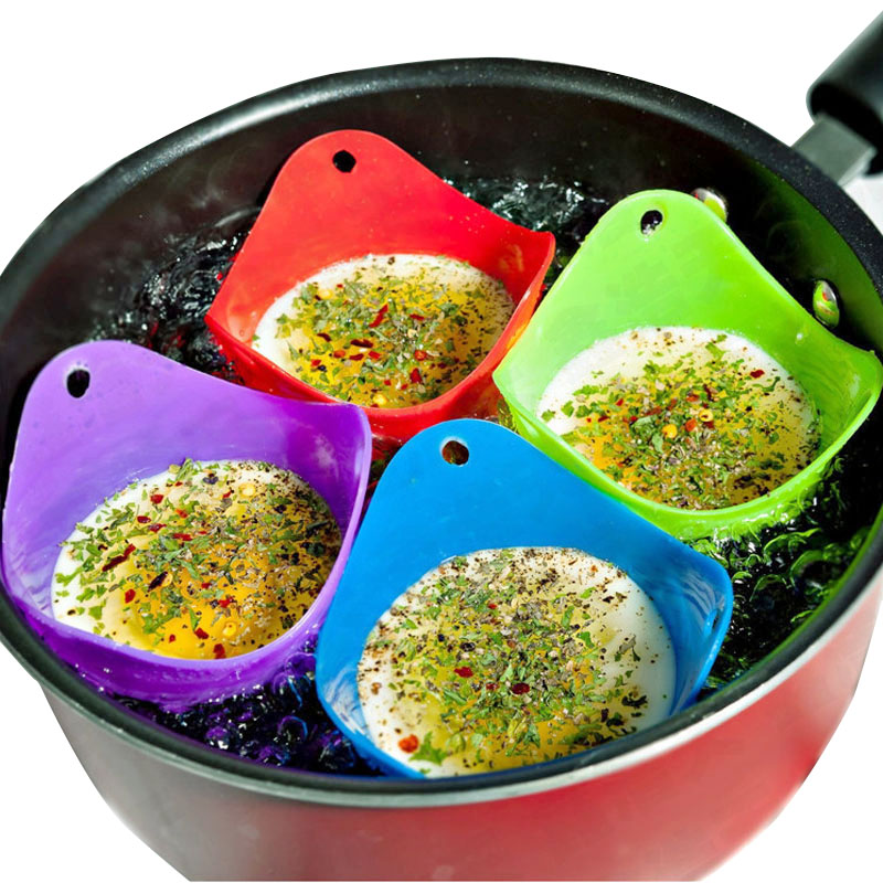 Multi Functional Silicone Egg Poacher Cups (2 Pack) by HitMyNeed