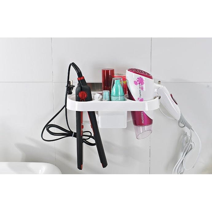 Multi Functional Wall Mounted Bathroom Organizer Rack by HitMyNeed