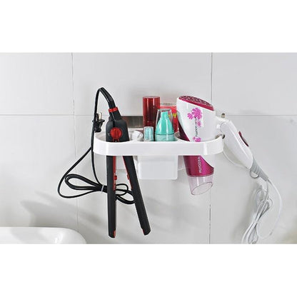 Multi Functional Wall Mounted Bathroom Organizer Rack by HitMyNeed