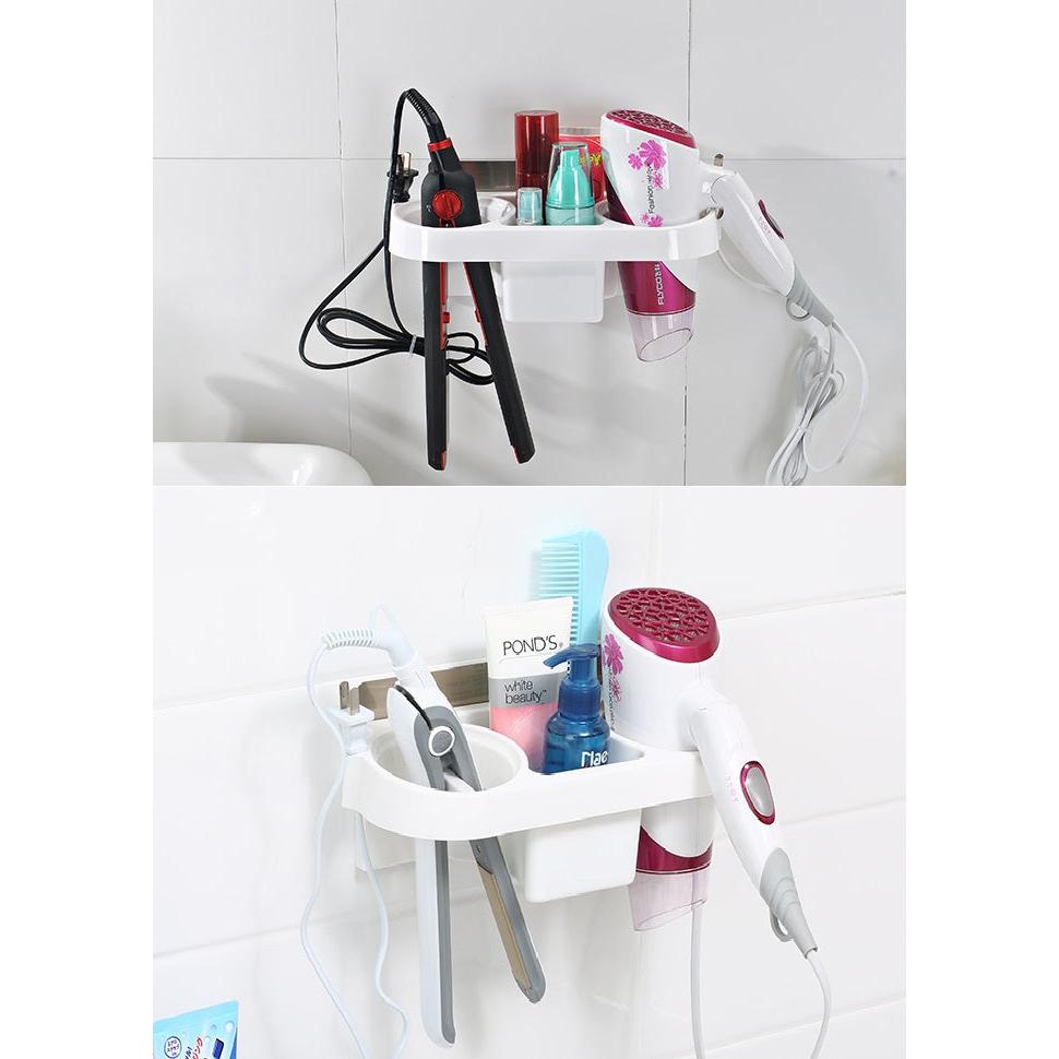 Multi Functional Wall Mounted Bathroom Organizer Rack by HitMyNeed