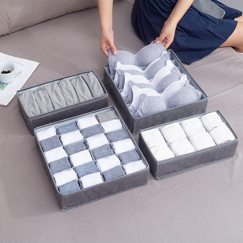 Multi-Grid Bra and Panties Drawer Organizer by HitMyNeed