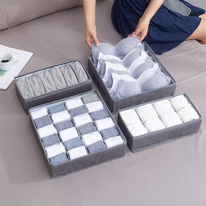 Multi-Grid Bra and Panties Drawer Organizer by HitMyNeed