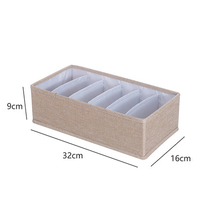 Multi-Grid Bra and Panties Drawer Organizer kahki01 by HitMyNeed