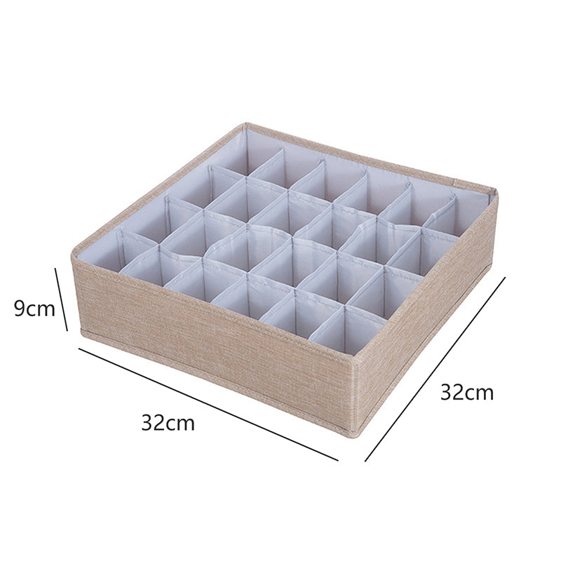 Multi-Grid Bra and Panties Drawer Organizer kahki04 by HitMyNeed