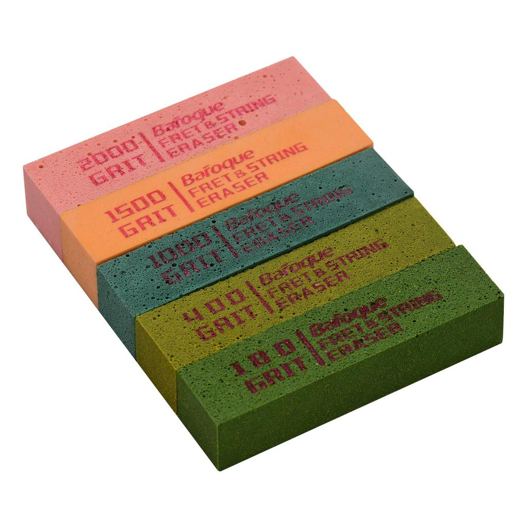 Multi-Grit Rubber Fret Eraser Set (5 Pieces) by HitMyNeed