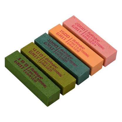 Multi-Grit Rubber Fret Eraser Set (5 Pieces) by HitMyNeed