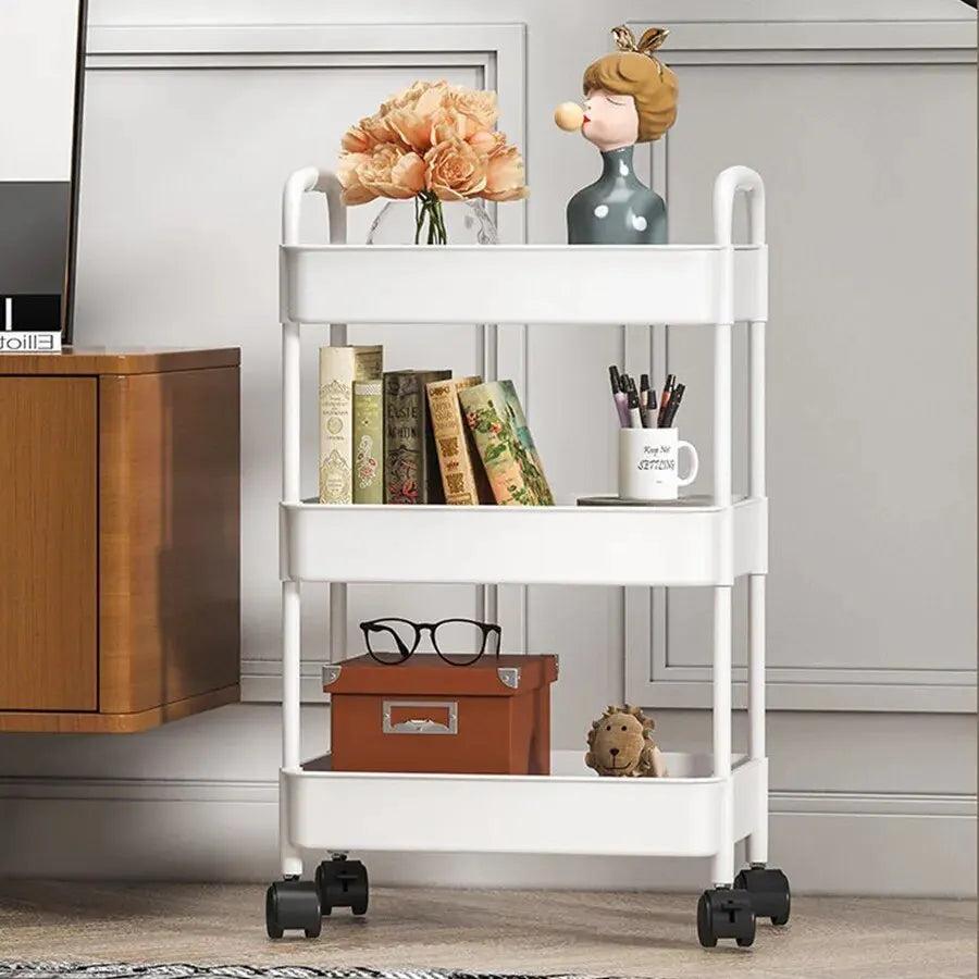 Multi-Layer Rolling Storage Cart with Wheels by HitMyNeed