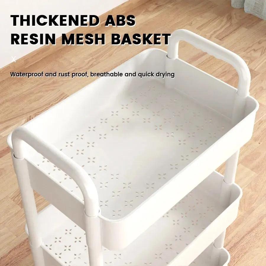 Multi-Layer Rolling Storage Cart with Wheels by HitMyNeed