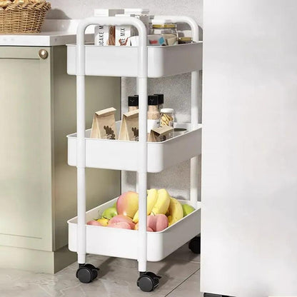 Multi-Layer Rolling Storage Cart with Wheels by HitMyNeed
