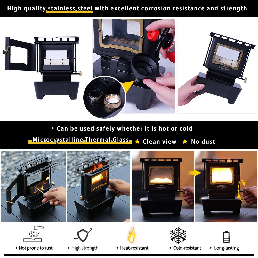 Multi‑Purpose Camping Kerosene Lamp Stove Lantern by HitMyNeed