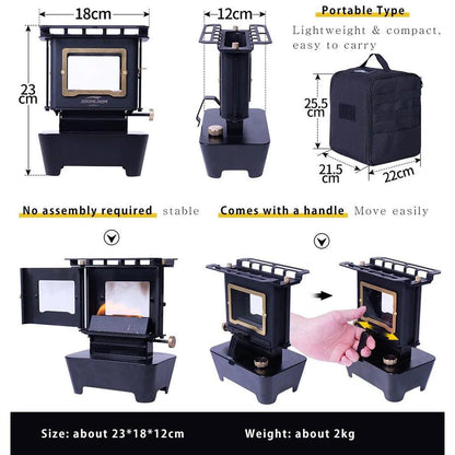 Multi-Purpose Camping Kerosene Lamp Stove Lantern by HitMyNeed