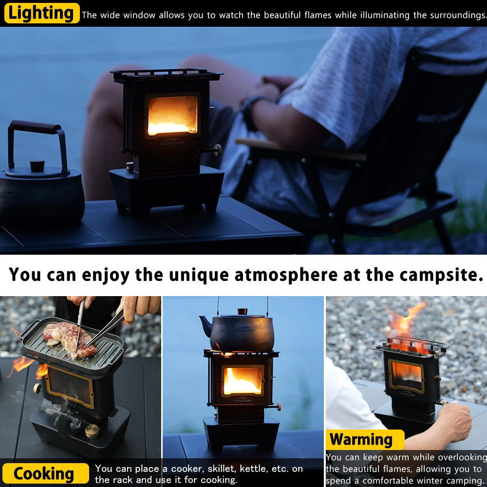 Multi‑Purpose Camping Kerosene Lamp Stove Lantern by HitMyNeed