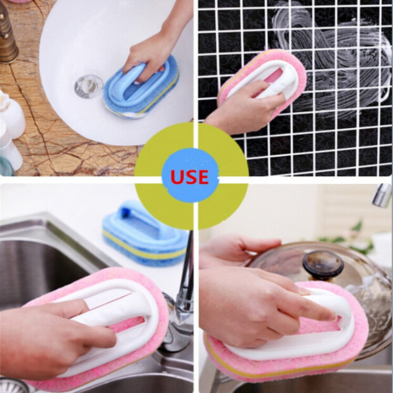 Multi‑Purpose Kitchen and Bathroom Cleaning Brush by HitMyNeed