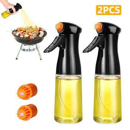 Multi Purpose Mist Cooking Oil Spray Set (2pcs) 2-pcs-black by HitMyNeed