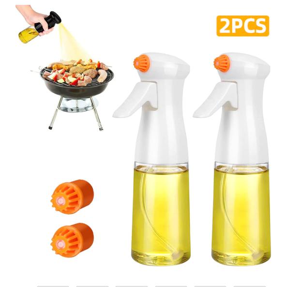 Multi Purpose Mist Cooking Oil Spray Set (2pcs) 2-pcs-white by HitMyNeed
