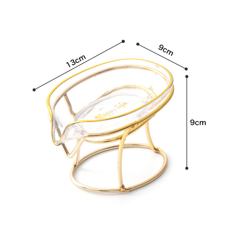 Multi Purpose Self Draining Soap Holder transparent by HitMyNeed