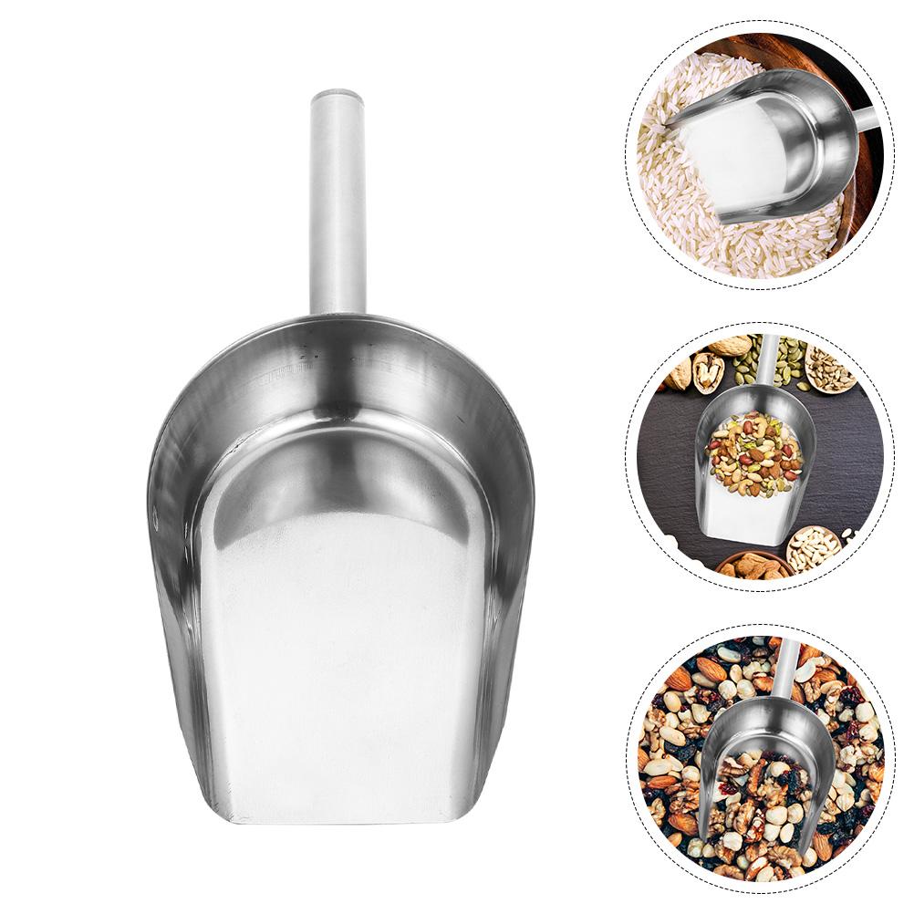 Multi Purpose Stainless Steel Ice Scoop by HitMyNeed