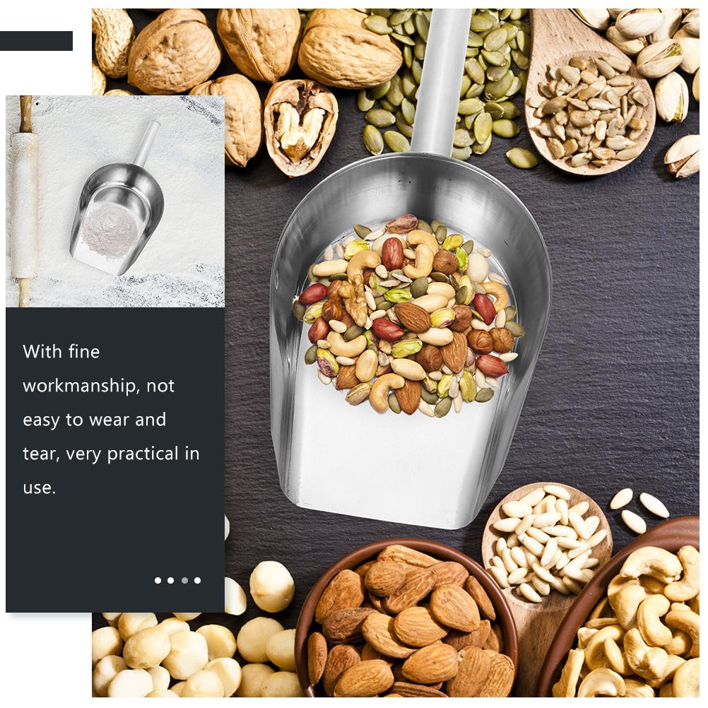 Multi Purpose Stainless Steel Ice Scoop by HitMyNeed