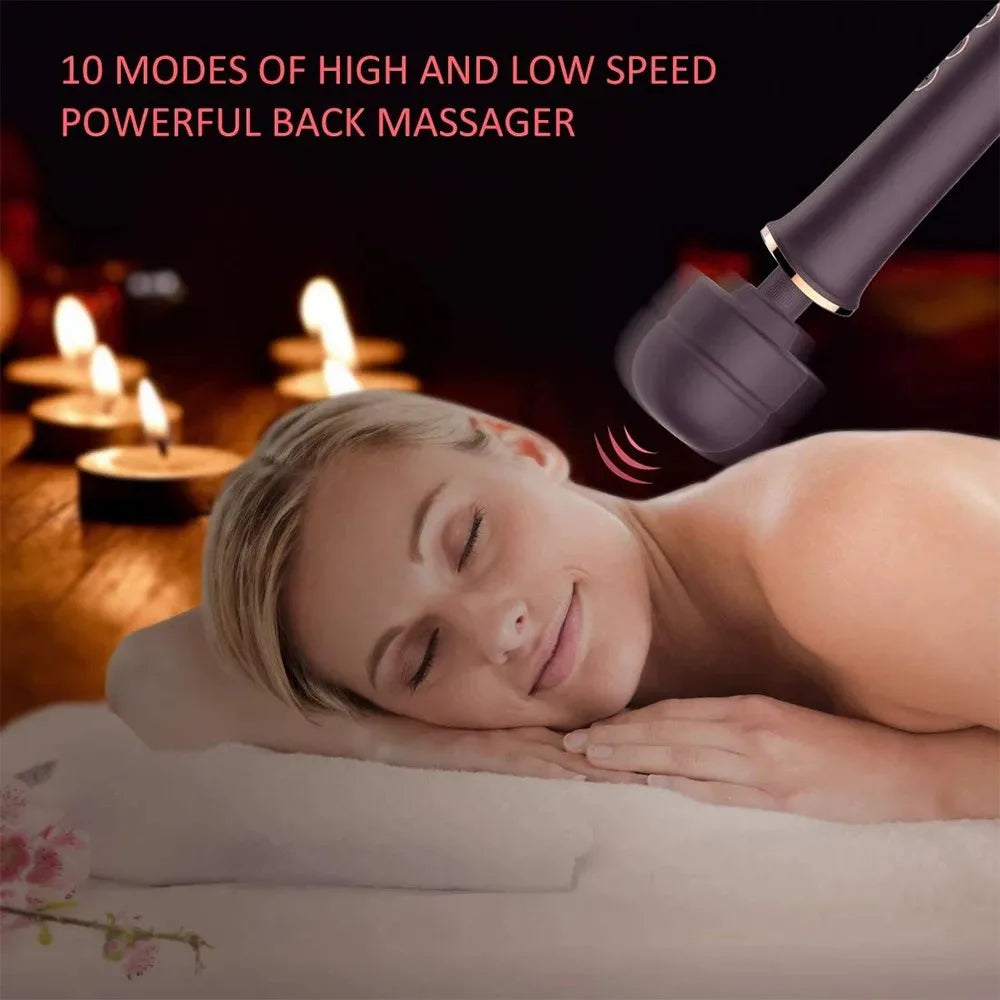 Multi-Speed Silicone Handheld Massage Stick by HitMyNeed