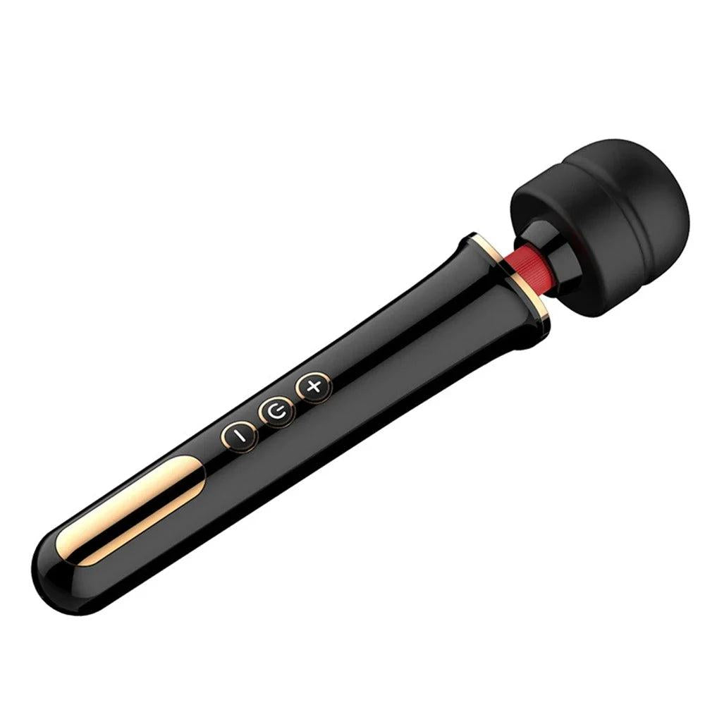 Multi-Speed Silicone Handheld Massage Stick balck by HitMyNeed