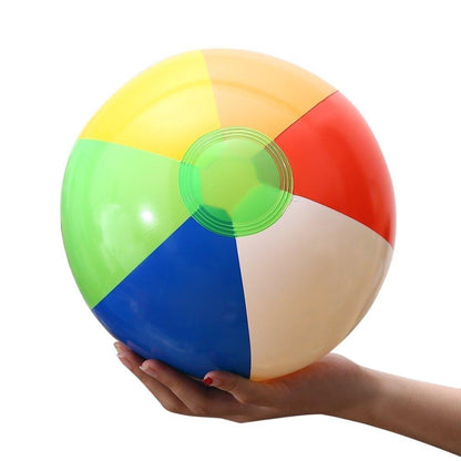 Multicolor Inflatable Beach Ball Toy for Kids 20cm by HitMyNeed