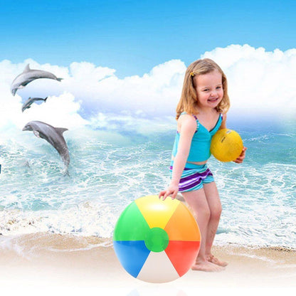 Multicolor Inflatable Beach Ball Toy for Kids 20cm by HitMyNeed
