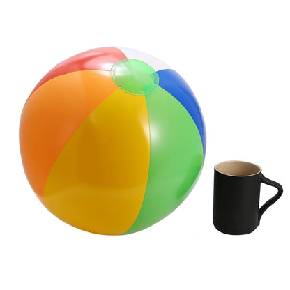 Multicolor Inflatable Beach Ball Toy for Kids 20cm by HitMyNeed