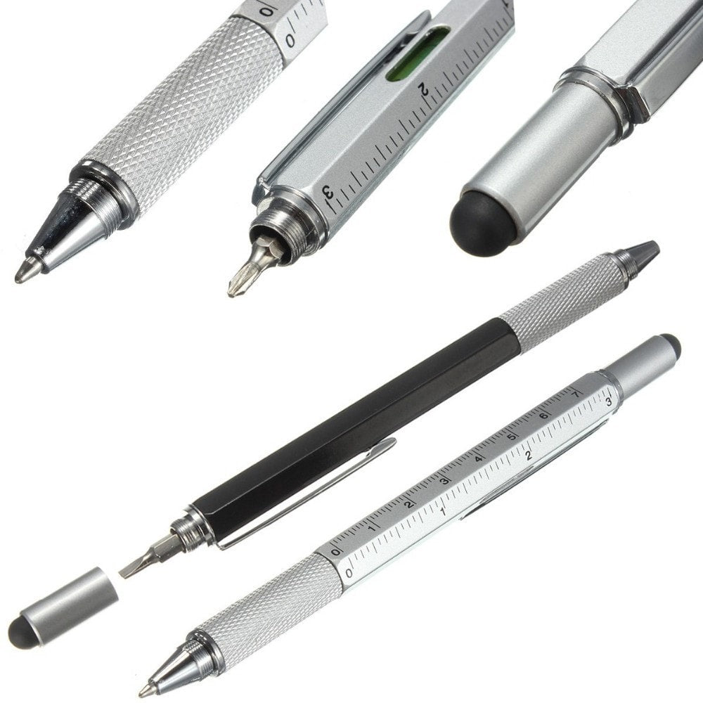 Multifunction 6-in-1 Stylus and Writing Pen by HitMyNeed