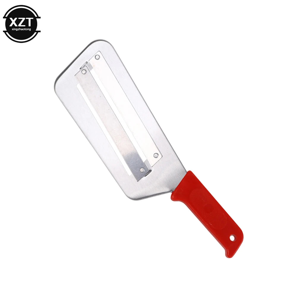 Multifunction Double Blade Vegetable & Fish Slicer red by HitMyNeed