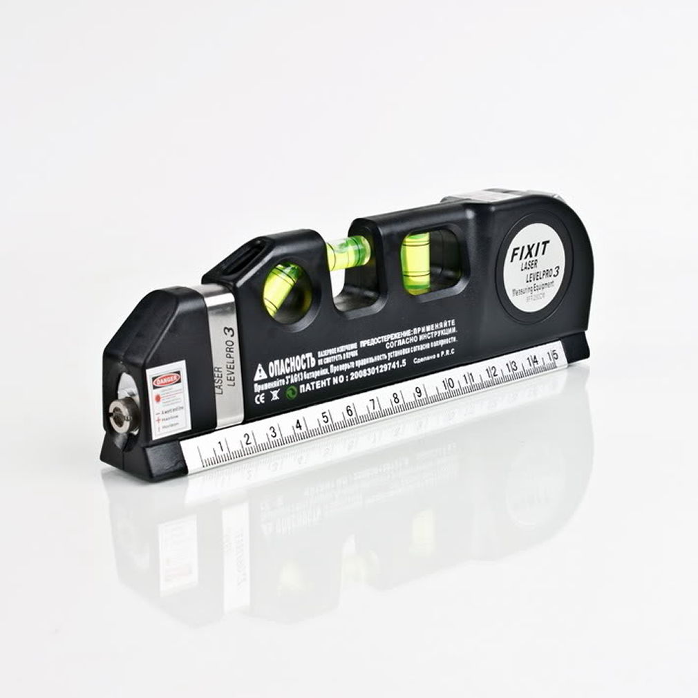 Multifunction Laser Level with 8 ft Tape Measure by HitMyNeed