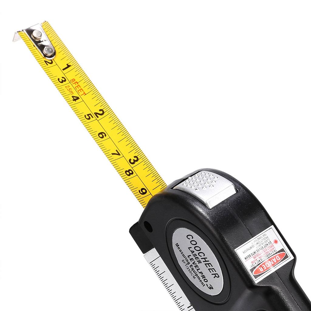Multifunction Laser Level with 8 ft Tape Measure by HitMyNeed