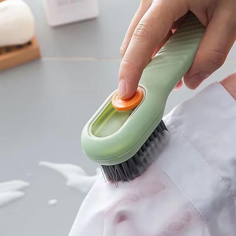 Multifunction Long Handle Cleaning Brush with Dispenser by HitMyNeed