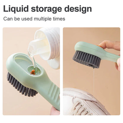 Multifunction Long Handle Cleaning Brush with Dispenser by HitMyNeed