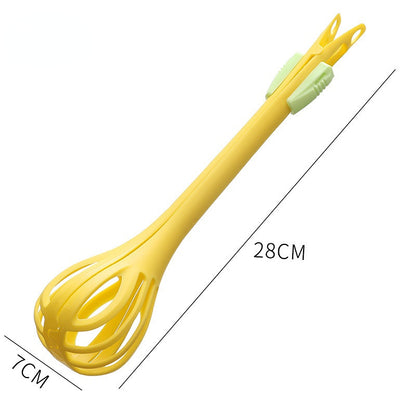 Multifunction Manual Whisk and Kitchen Stirrer yellow by HitMyNeed