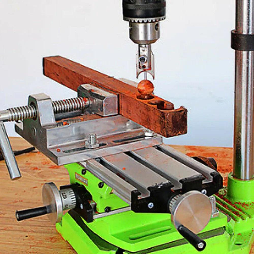 Multifunction Milling Drill Worktable with Vise by HitMyNeed