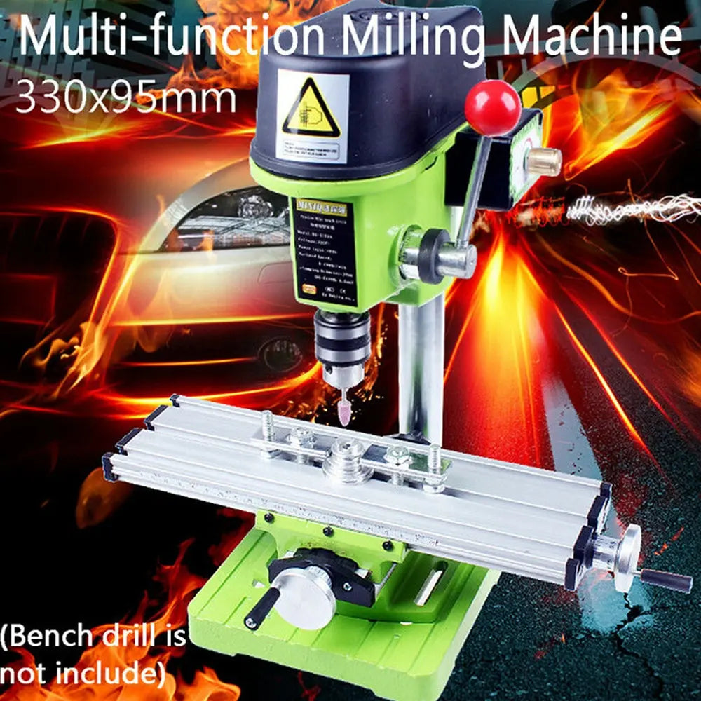 Multifunction Milling Drill Worktable with Vise by HitMyNeed