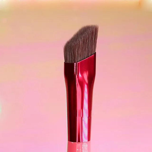Multifunction Square Eyebrow & Detail Makeup Brush red-18cm by HitMyNeed