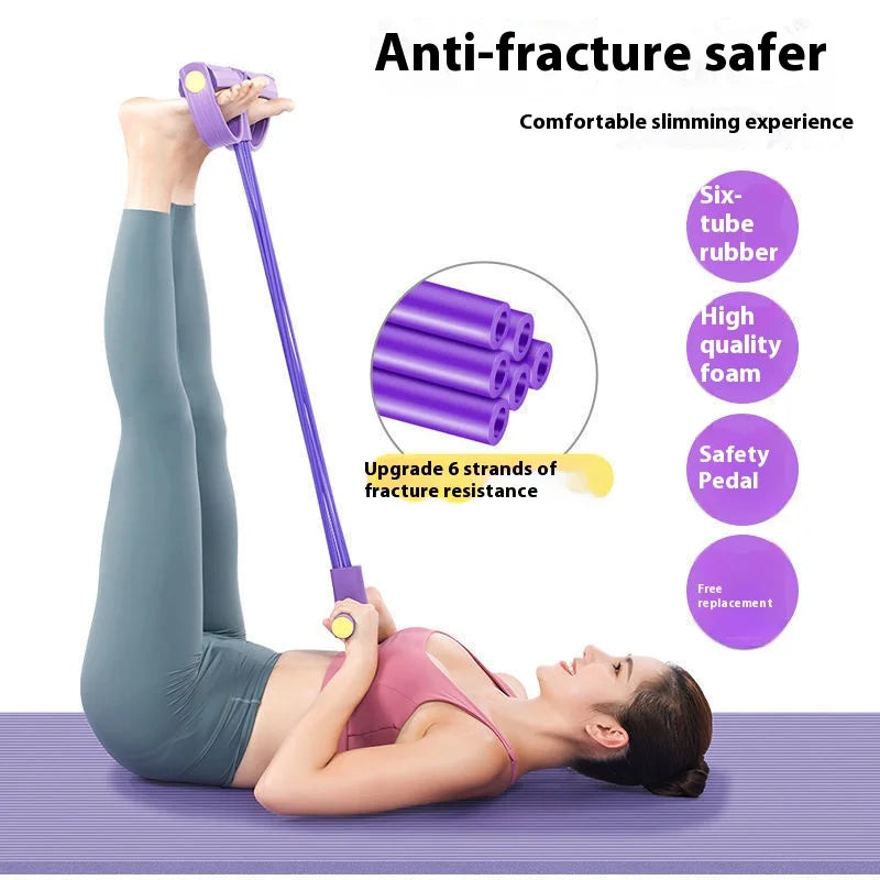 Multifunction Tension Rope Resistance Band Pedal by HitMyNeed