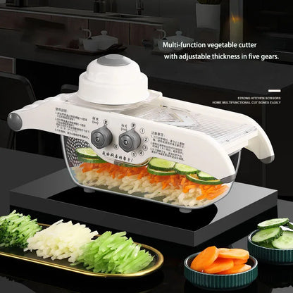 Multifunction Vegetable Slicer & Grater with Basket by HitMyNeed