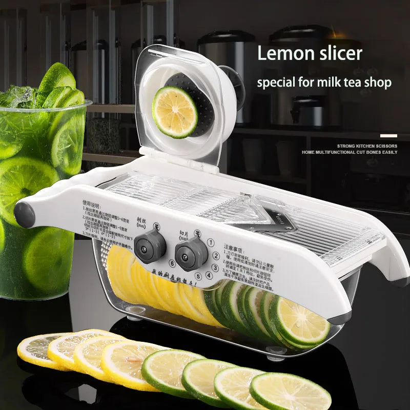 Multifunction Vegetable Slicer & Grater with Basket by HitMyNeed
