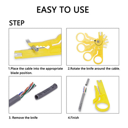 Multifunction Wire Stripper, Cutter & Crimping Tool by HitMyNeed
