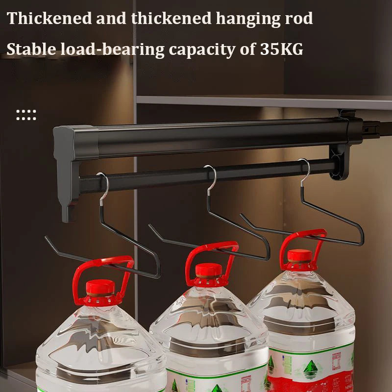 Multifunctional Aluminum Alloy Retractable Pants Rack by HitMyNeed