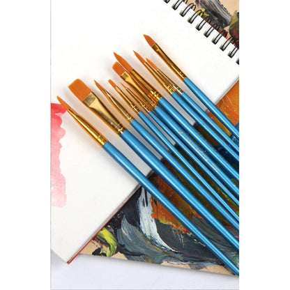 Multifunctional Art Brush Set, 10 pcs by HitMyNeed